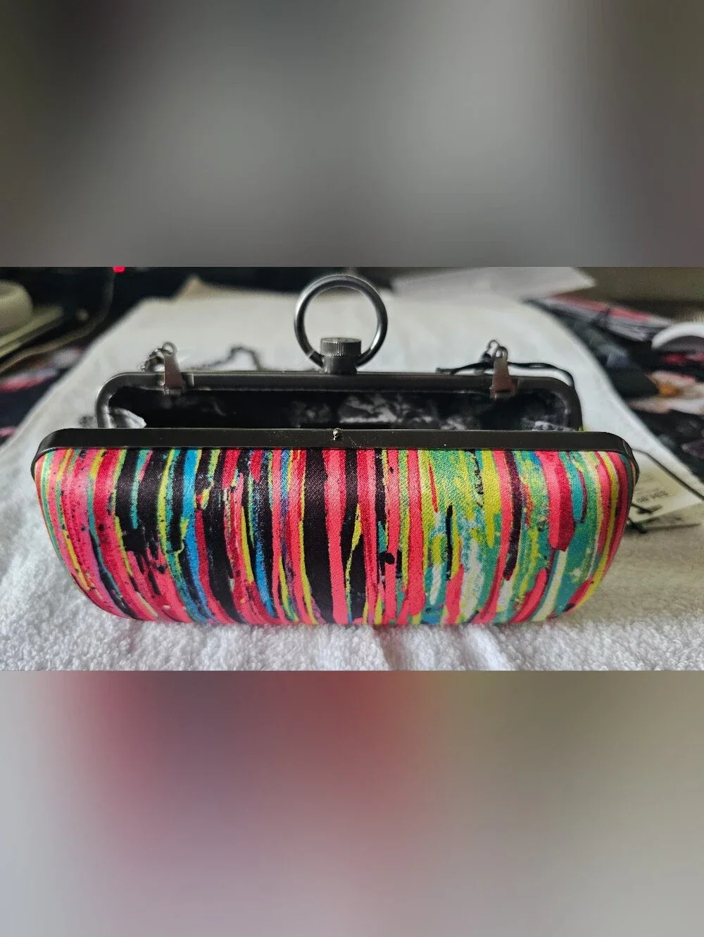 NWT Prabal Gurung TARGET Colorful Striped Women's Clutch Bag - Multi